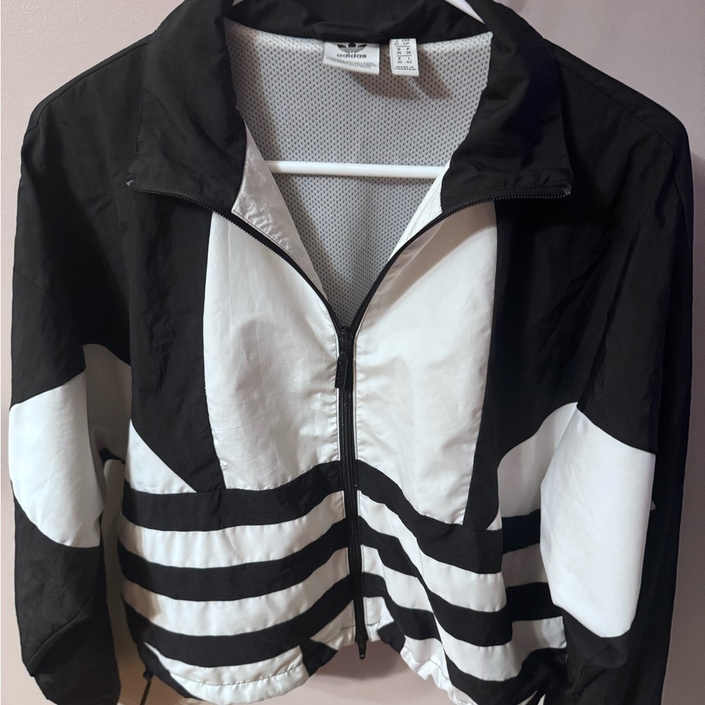 Adidas Black and White Jacket